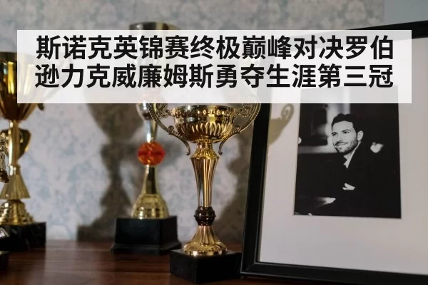 斯诺克英锦赛终极巅峰对决罗伯逊力克威廉姆斯勇夺生涯第三冠